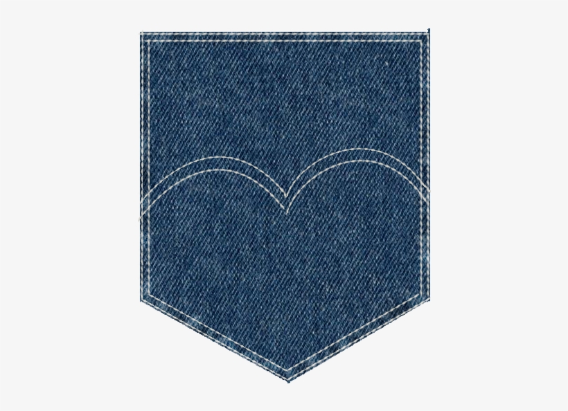 Fabric Stitches Png Library - Jeans Back Pocket Png, transparent png #2308476