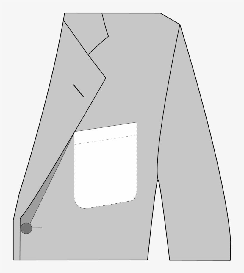 Outbreast Patch - Formal Wear, transparent png #2308707