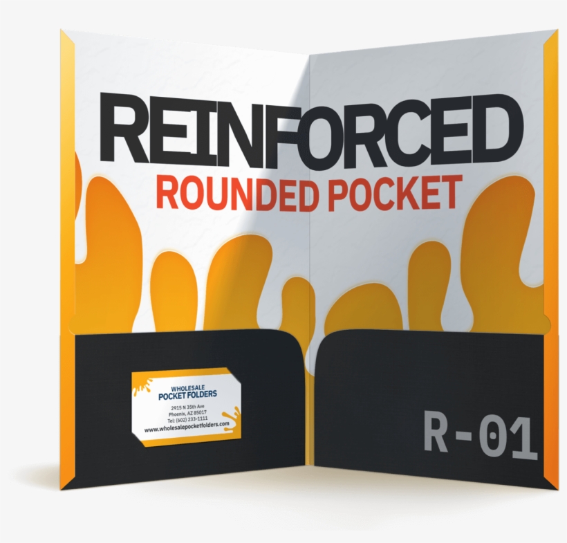 Reinforced Pocket Presentation Folder - Presentation Folder, transparent png #2308874