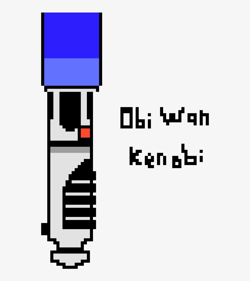 Obi Wan Kenobi's Lightsaber - Obi-wan Kenobi, transparent png #2309198
