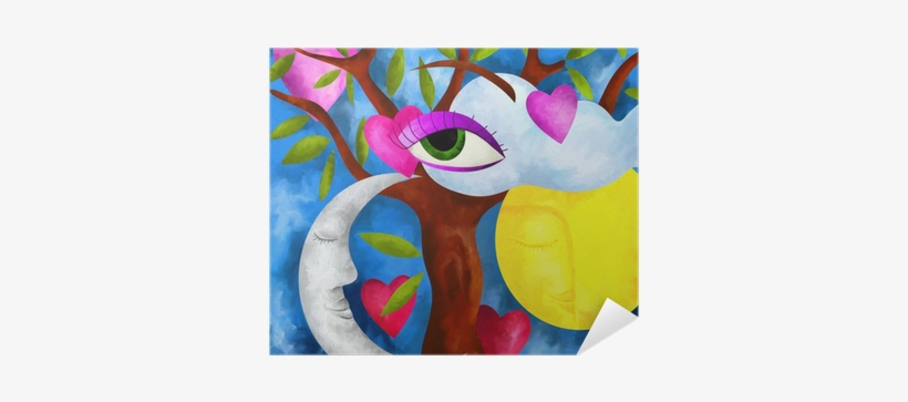 Abstract Painting Tile Coaster, transparent png #2309651