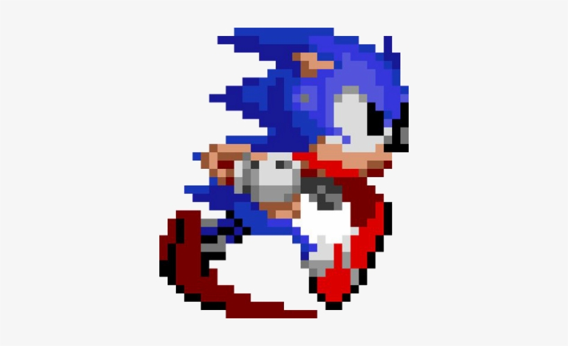 Http - //www - Zehngames - Com/wp-content/uploads/ - Sonic 16 Bit Running, transparent png #2309824