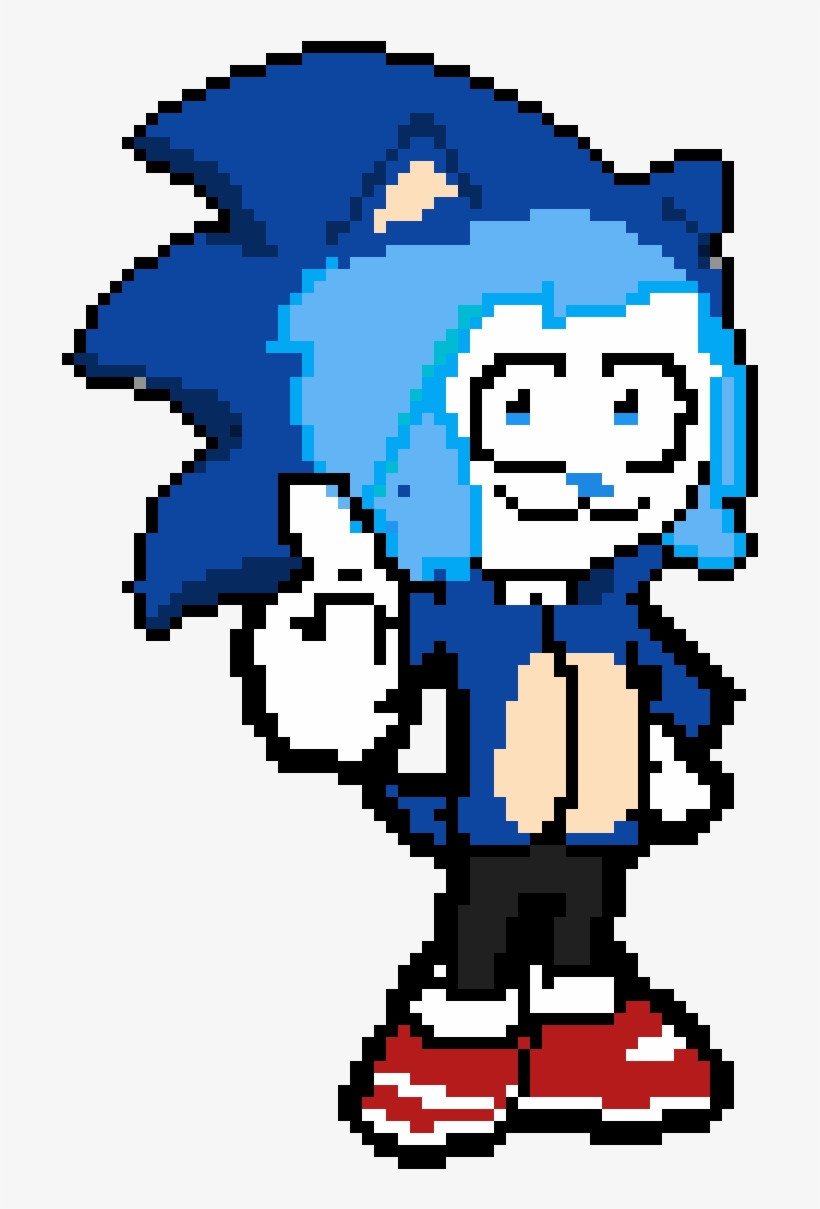 Sonic Cosplay Sprite - Opgelet, transparent png #2309847