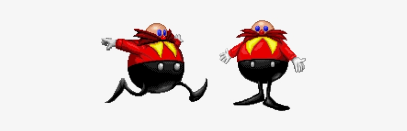 Higher Resolution Sprite Artwork Of Classic Eggman, - Classic Sonic Cd Sonic, transparent png #2309873