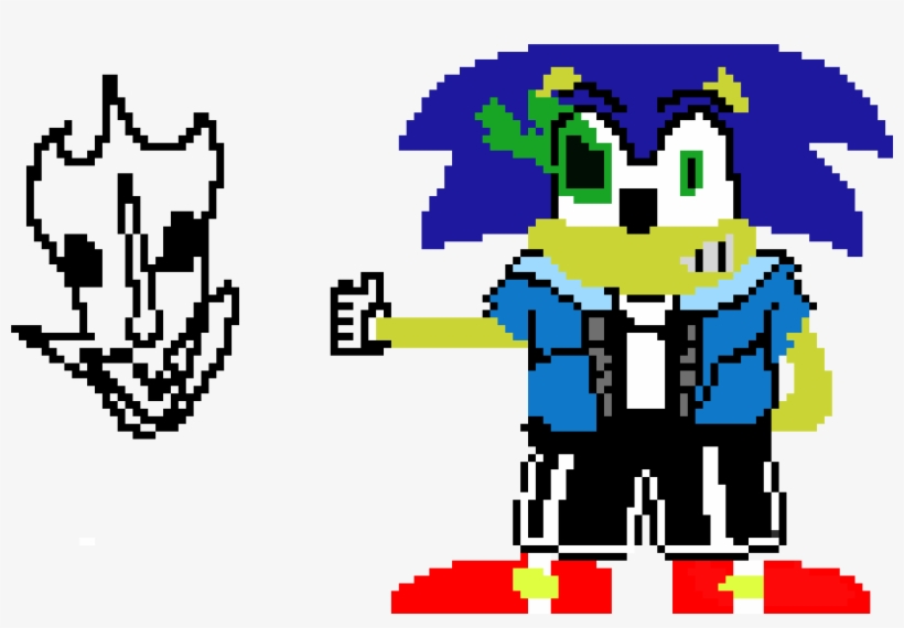 Sonictale Sonic Sprite, transparent png #2309890