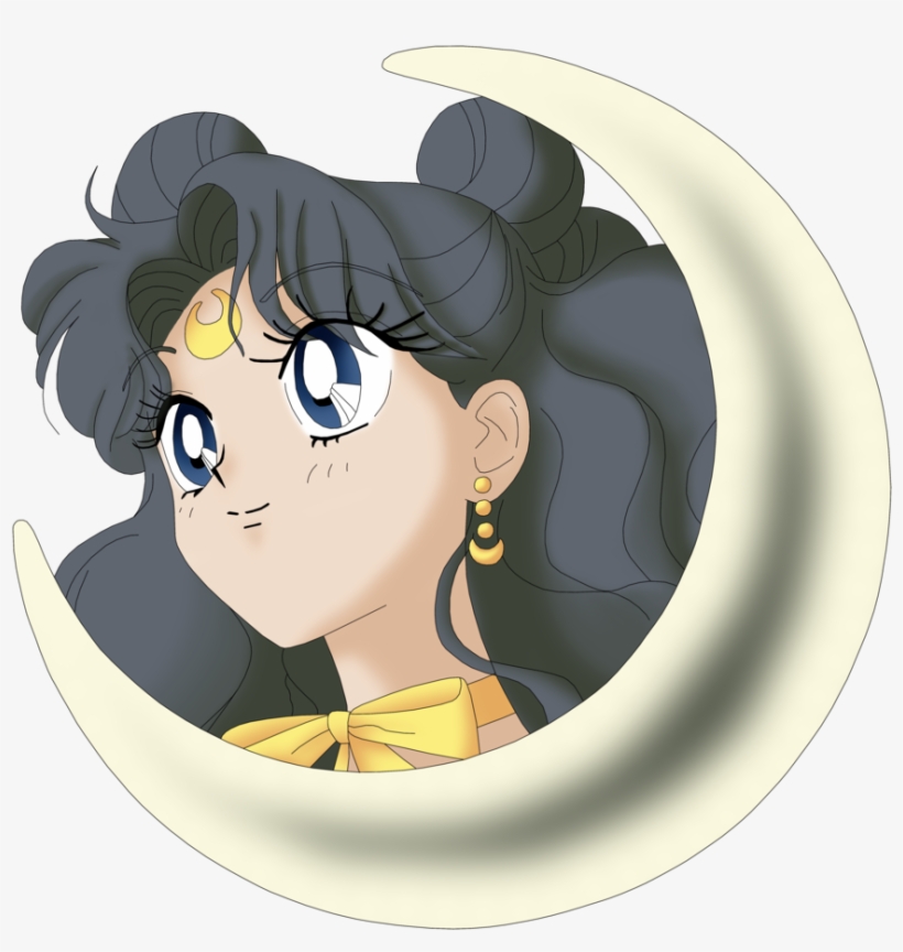 Sailor Senshi Images Human Luna Hd Wallpaper And Background - Crescent Moon Sailor Moon Png, transparent png #2310045