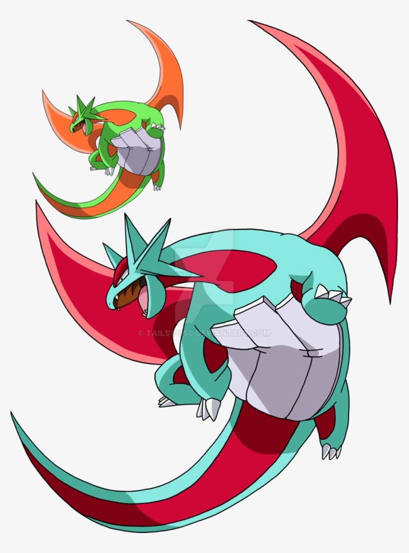 373 - Salamence - Art V - 2 By Tails19950 - Deviantart - Salamence, transparent png #2310391