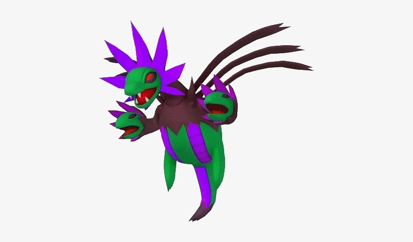 Wingbeat @ Salamencite Ability - Pokèmon Hydreigon 3d, transparent png #2310617