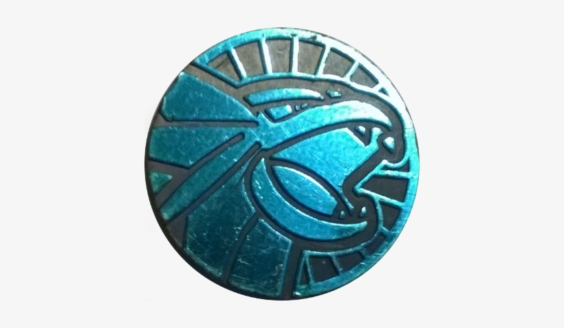 Adv3s Blue Salamence Coin Card Scan, transparent png #2310621