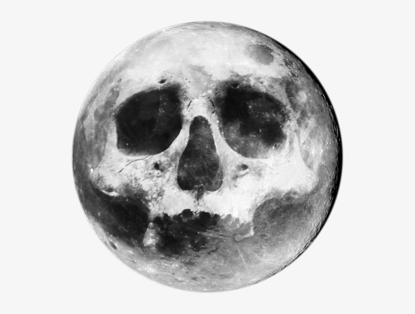 Paranormal » Thread - Skull Moon Png, transparent png #2310645