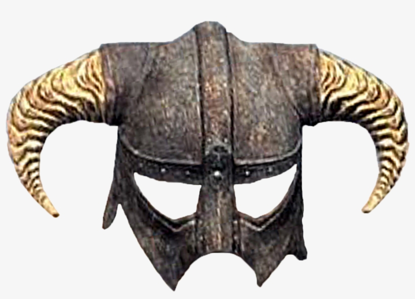 Dragonborn Helmet - Skyrim Iron Helmet Png, transparent png #2310768