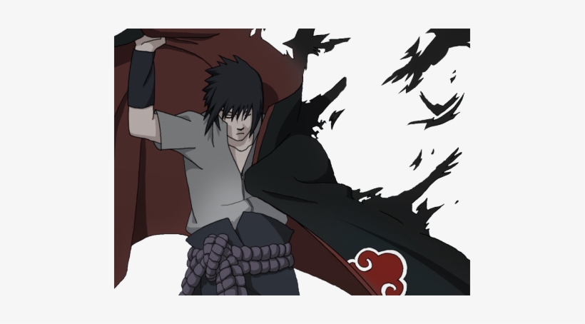 [update V1] Uchiha Sasuke - Sasuke Uchiha And Crows, transparent png #2311367