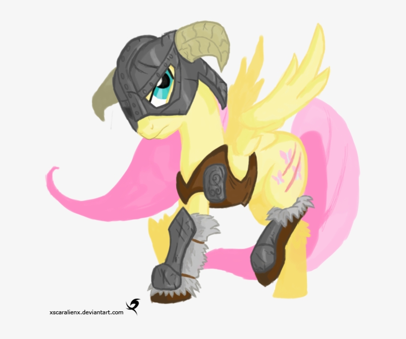 Fear The Dragonborn - Dragonborn Pony, transparent png #2311394