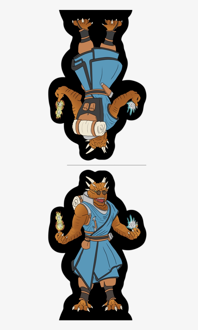 Dragonborn Sorcerer - Cartoon, transparent png #2311506