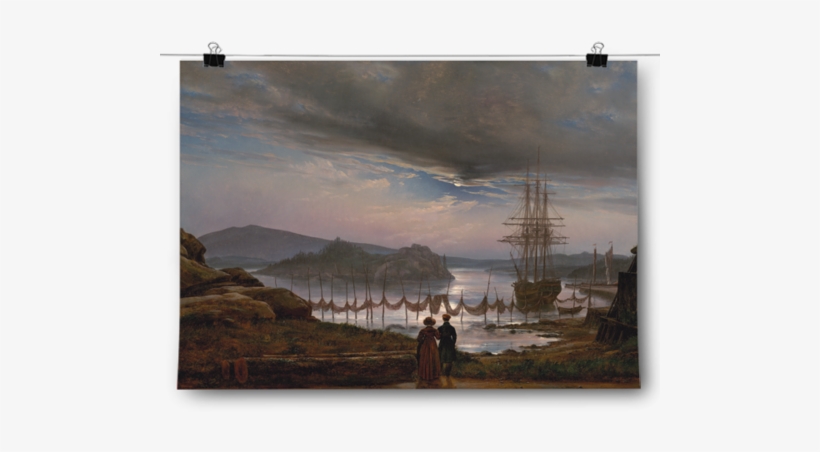 Johan Christian Dahl - Johan Christian Dahl - View From Vaekero Case - Ipad, transparent png #2311680