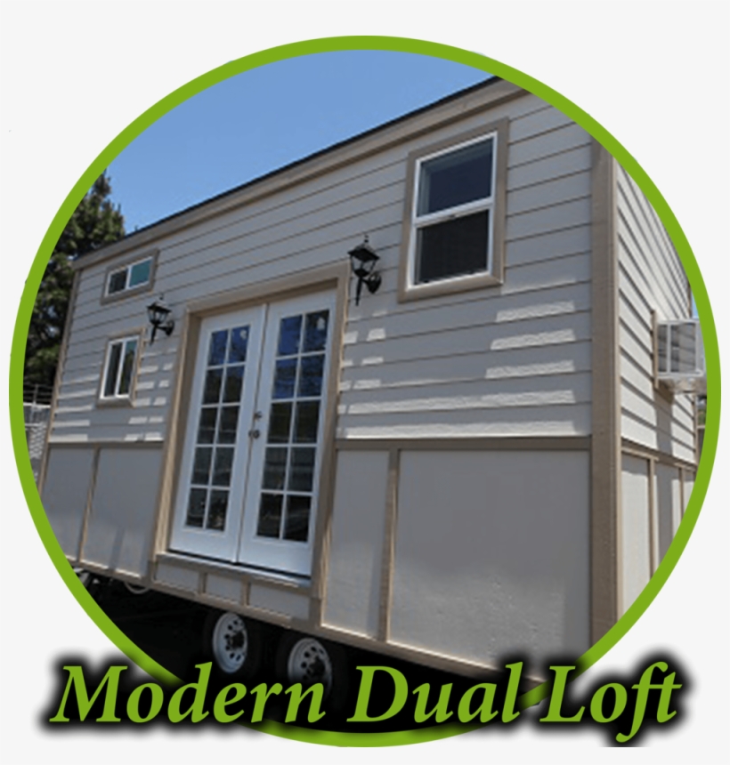 Modern Dual Loft Circle - House, transparent png #2311877