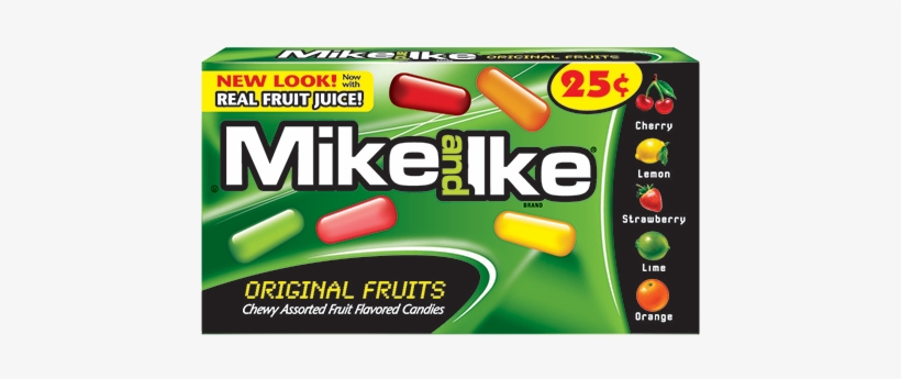 Mike And Ike Original Fruits Chewy Candies - Red Rageous Mike And Ike, transparent png #2311901