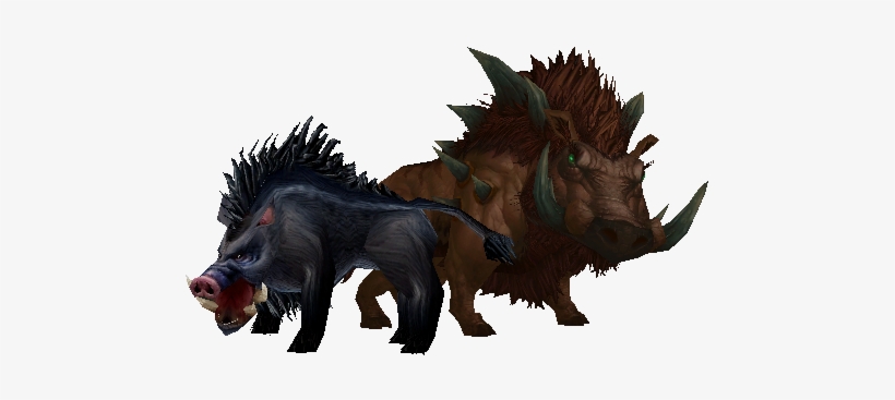 Boars Are A Common, Usually Furry, Cloven Hoofed, Four - Boar Wow, transparent png #2312115
