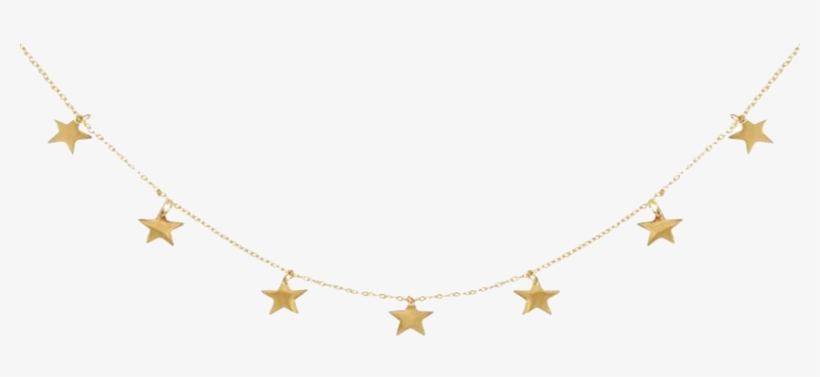 Starry Night Necklace Gold - Choker, transparent png #2312174