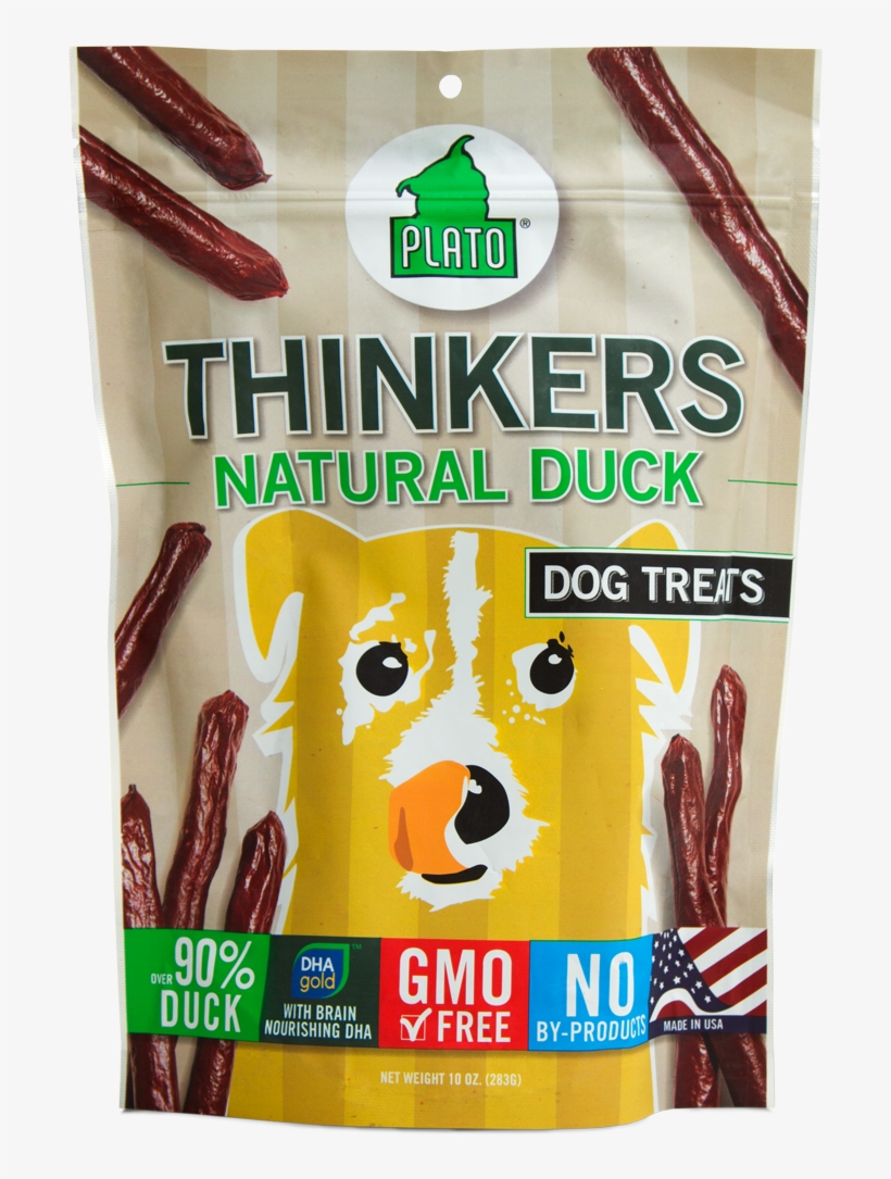Plato New Thinkers Natural Duck Sticks Dog Treats - Plato Thinkers Dog Treats, transparent png #2312298