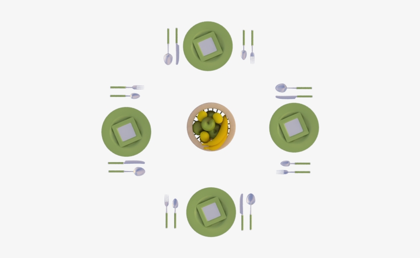 Plato - Comedor En Planta Png, transparent png #2312320