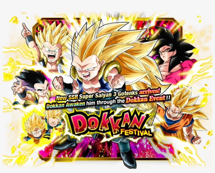 Rare Summon - Super Saiyan 3 Gotenks Teq Dokkan Battle, transparent png #2312341