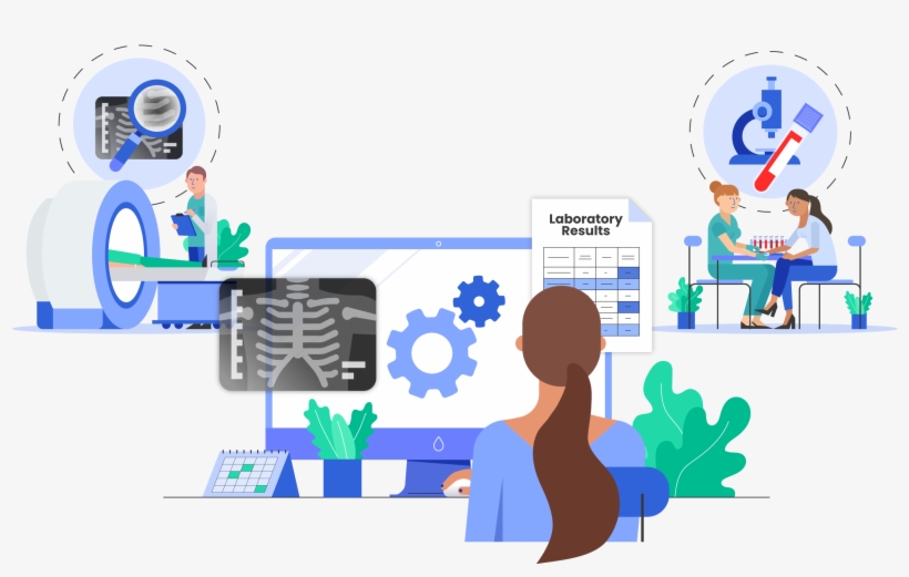 Get Lab And Radiology Results Faster Delivered Straight - Cartoon, transparent png #2312510