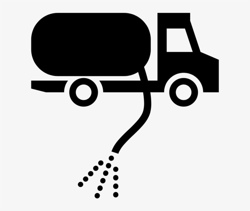 Fertilize - Silueta Camion De Carga Png, transparent png #2312528