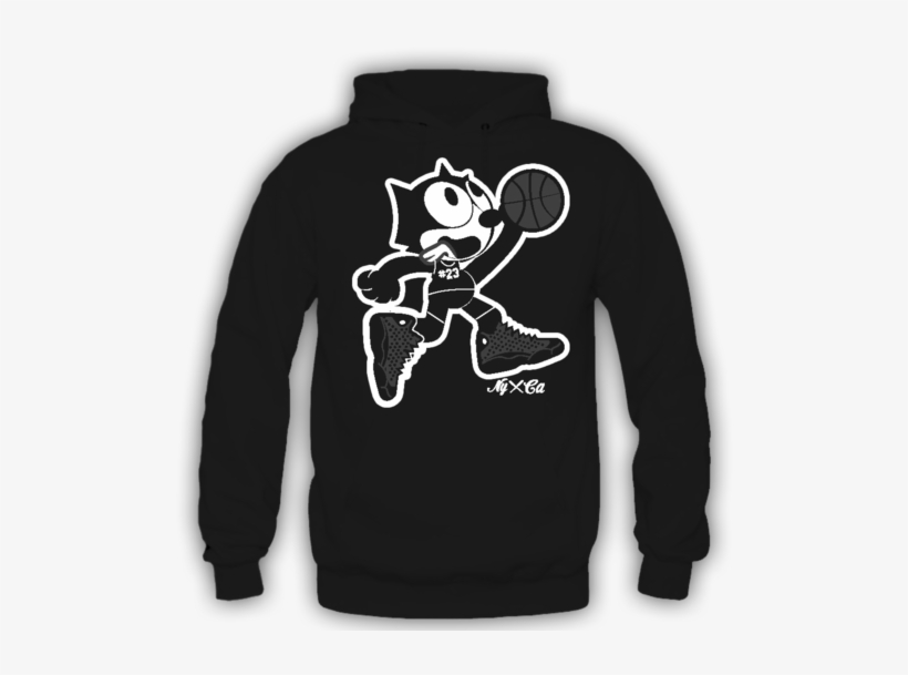 Felix The Cat Hoodie - Hoodie, transparent png #2312763