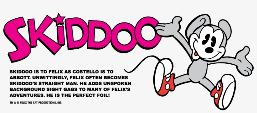 Skiddoo Offical Description - Felix The Cat Skidoo, transparent png #2312868