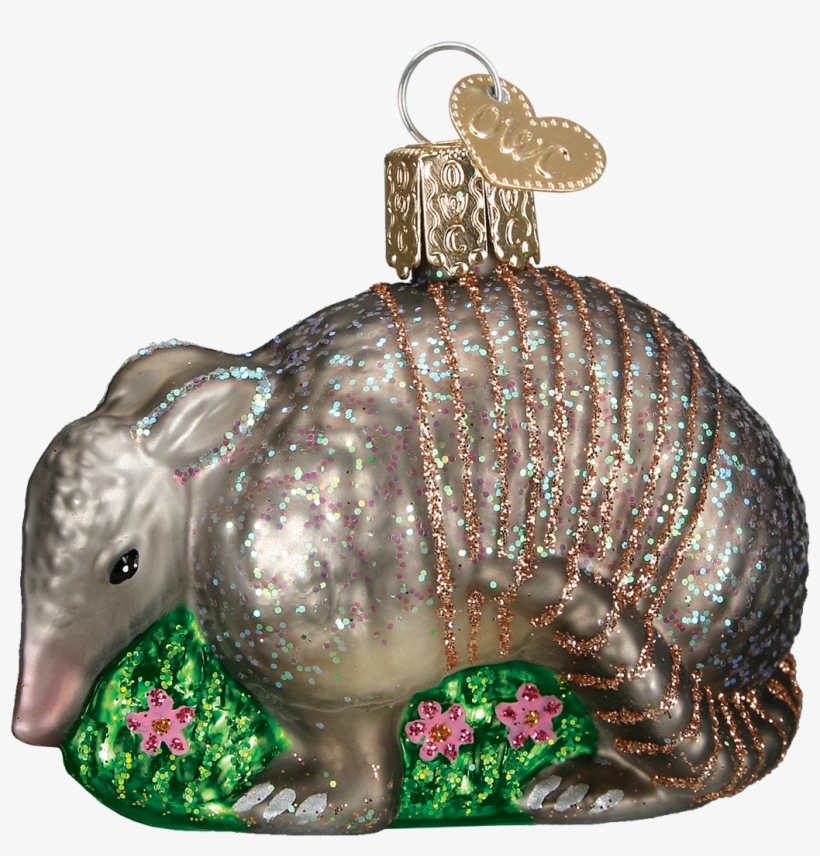 Picture Of Armadillo - Old World Christmas Armadillo Glass Ornament, transparent png #2313003