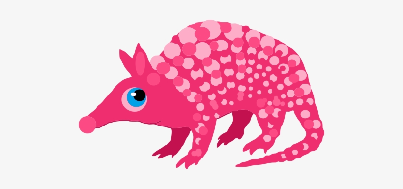 The Pink Armadillo - Pink Armadillo, transparent png #2313076