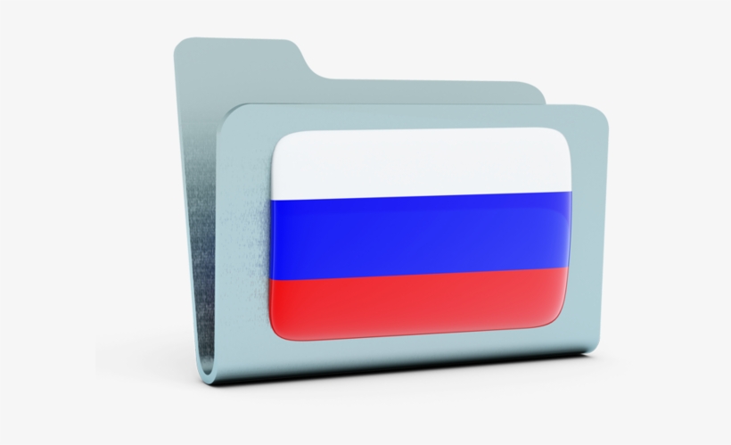 Флаг России На Иконке Папки - Папка Иконки, transparent png #2313109