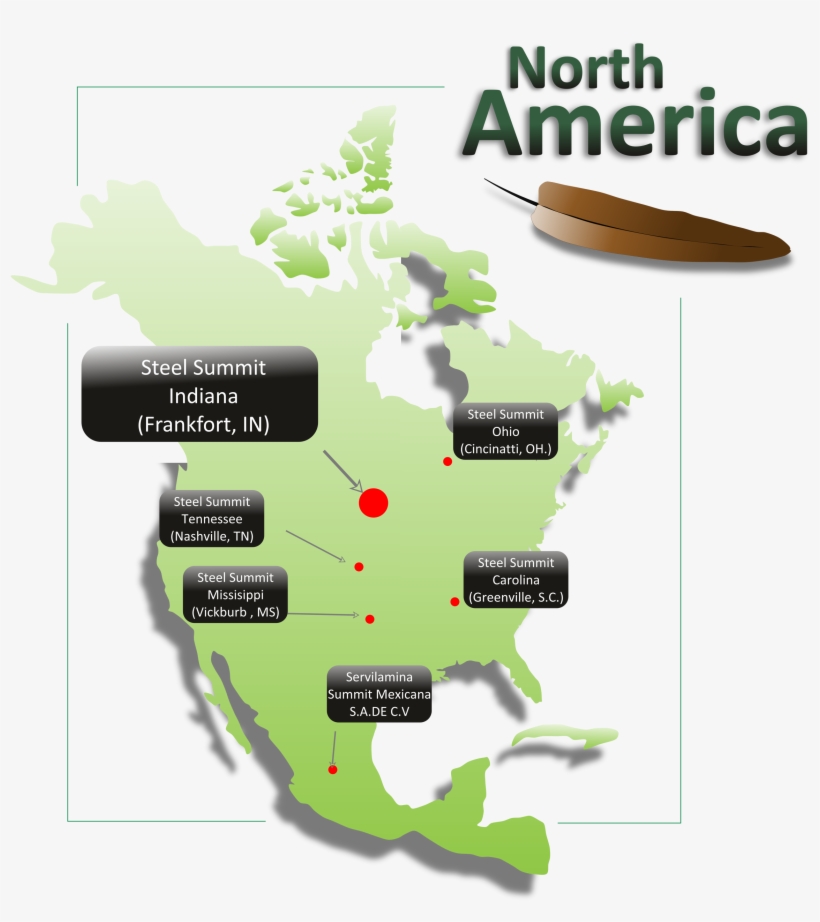 N America Map - Opera North, transparent png #2313478