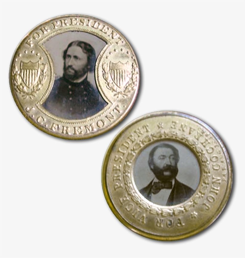 Campaign Button For Presidential Candidate John Charles - John C Fremont Campaign, transparent png #2313497