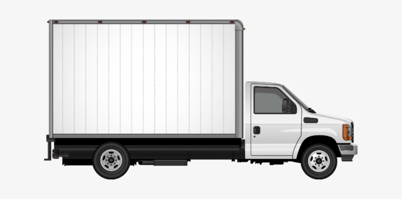 White Moving Truck Facing Right - Mover Van, transparent png #2313729