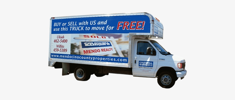 Coldwell Banker Mendo Realty, Inc - Coldwell Banker Moving Truck, transparent png #2313966