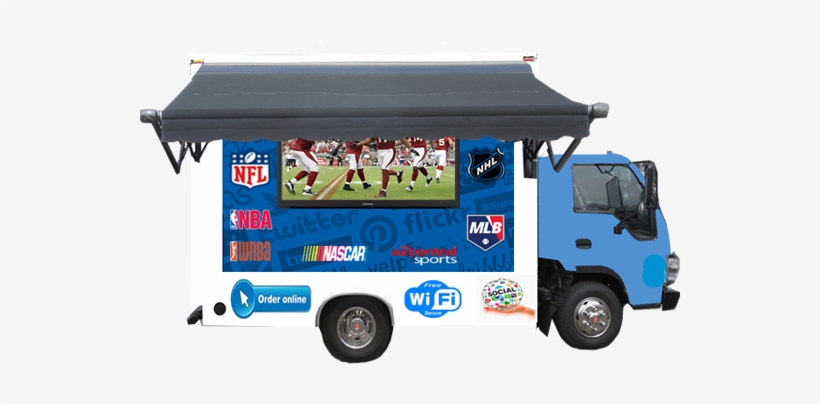 3 D Digital Mobile Advertising Truck - Mobile Billboard, transparent png #2314286