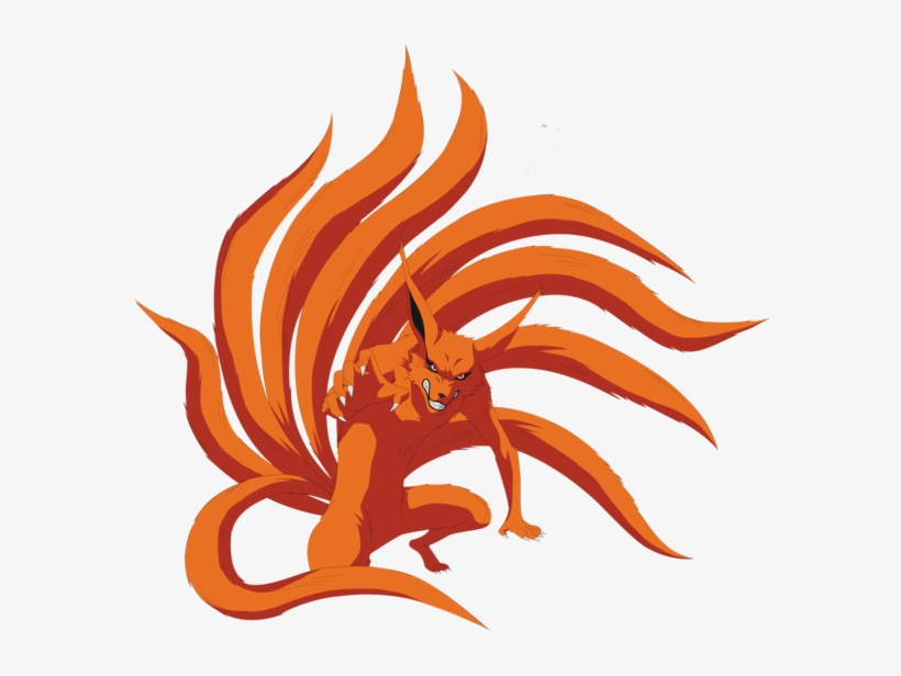 Naruto Nine Tails Png - Nine Tailed Fox Png, transparent png #2314850