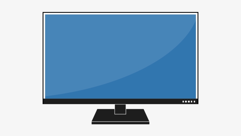Monitor Widescreen Vector And Png - Computer Monitor, transparent png #2315494