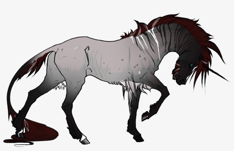 Badass Fukin Unicorn Dam Rite By P - Badass Horse Drawing, transparent png #2315530
