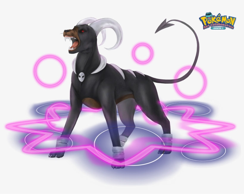 #229 Houndoom Used Dark Pulse And Overheat In The Game, transparent png #2316049