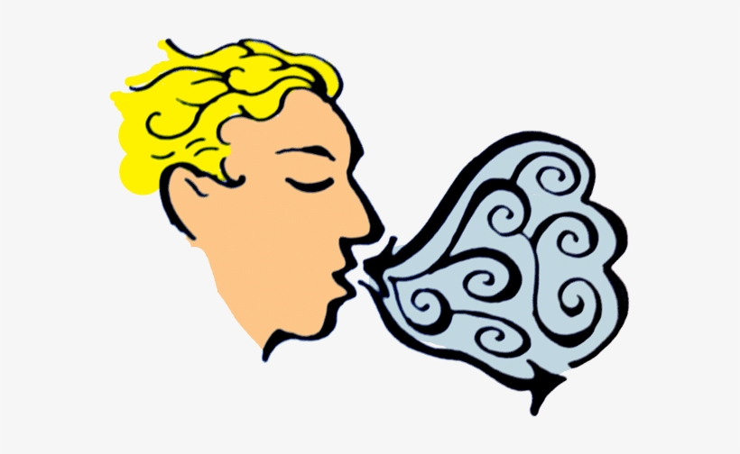 Svg Library Stock Diaphragmatic Breathing Exhalation - Breathing Clipart, transparent png #2316277