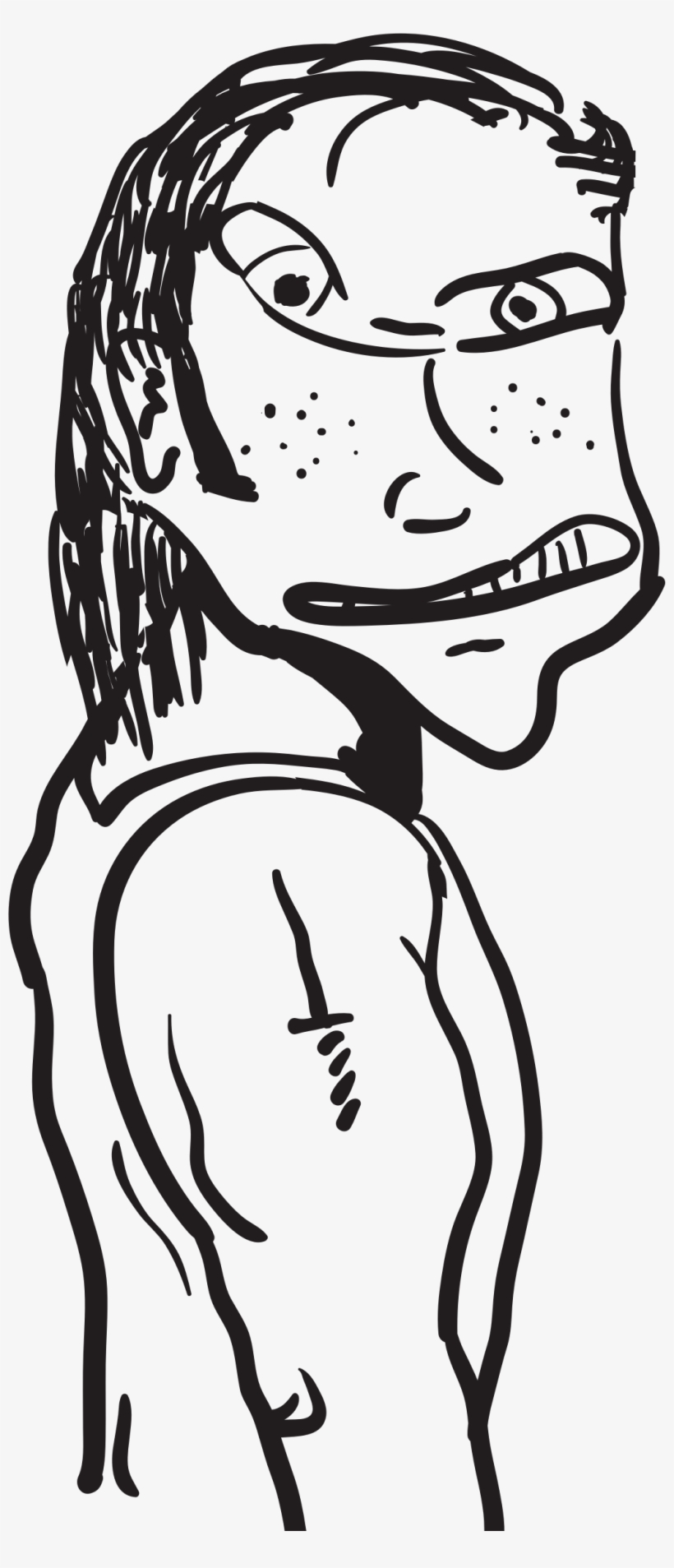 This Free Icons Png Design Of The Face Of Hate, transparent png #2316344