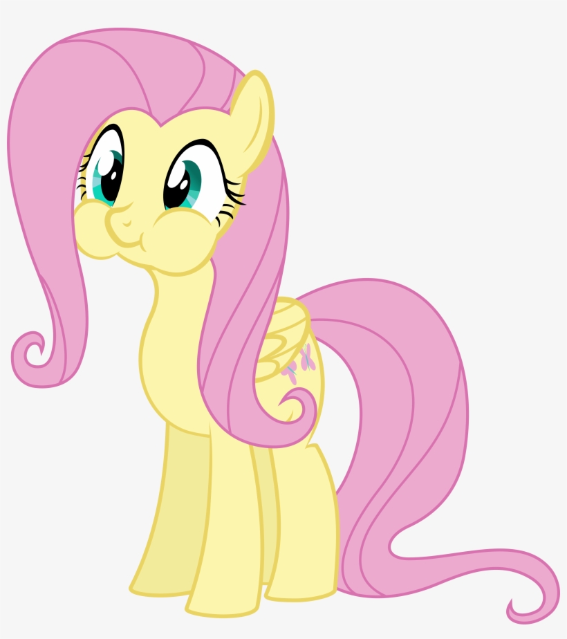 Fluttershy - My Little Pony Breath Hold, transparent png #2316522