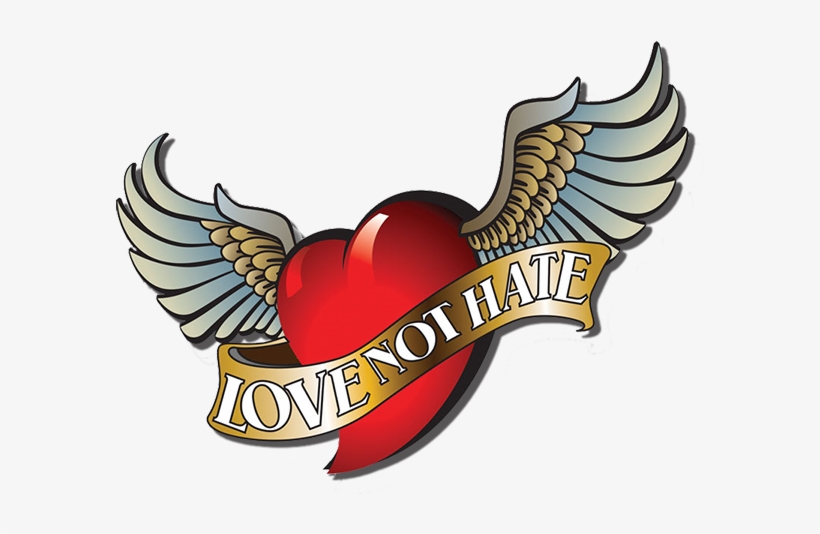 Love Not Hate - Love, transparent png #2316640