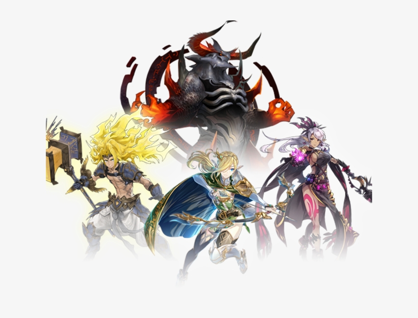 Immerse Yourself In The Fantasy World Of Valkyrie Connect - Valkyrie Connect All Characters, transparent png #2317003