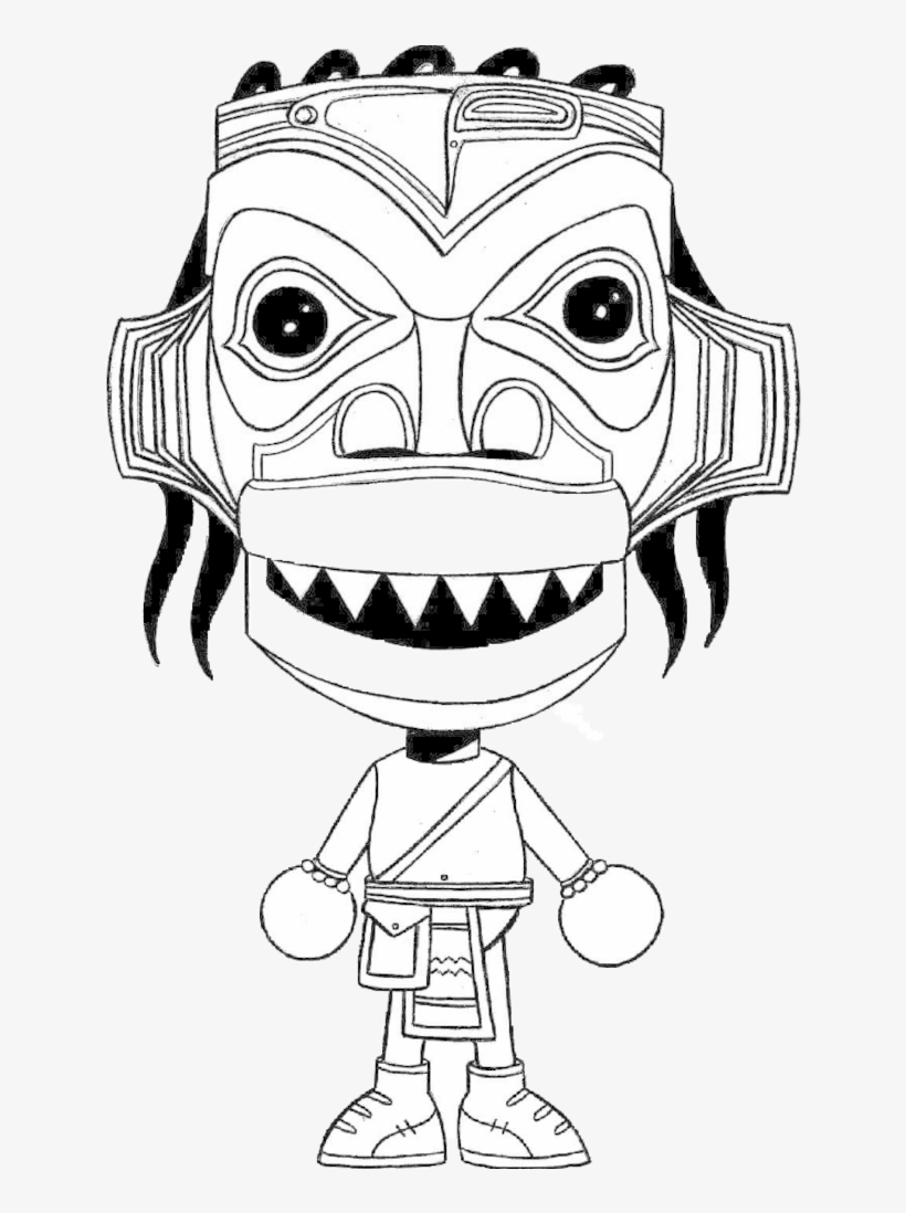 Sharp Teeth Totem By Fenristhemoondoggie On Deviantart - Drawing, transparent png #2317102
