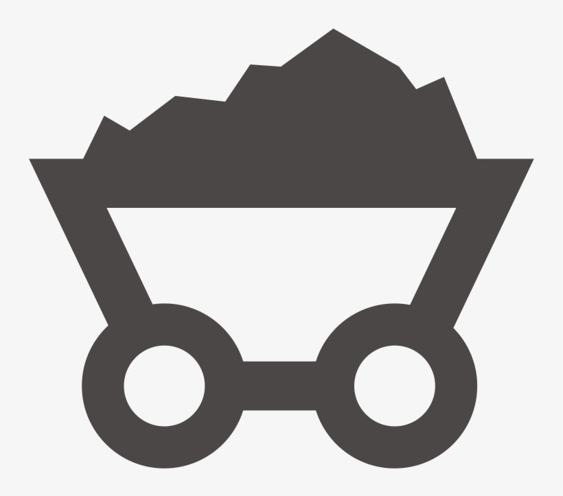 Mining Cart Icon - Mining, transparent png #2317788