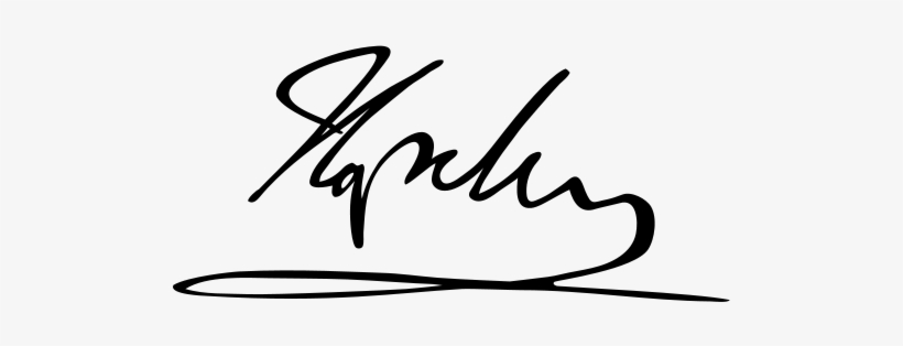 File - Napoleon Signature - Svg - Napoléon [book], transparent png #2317862